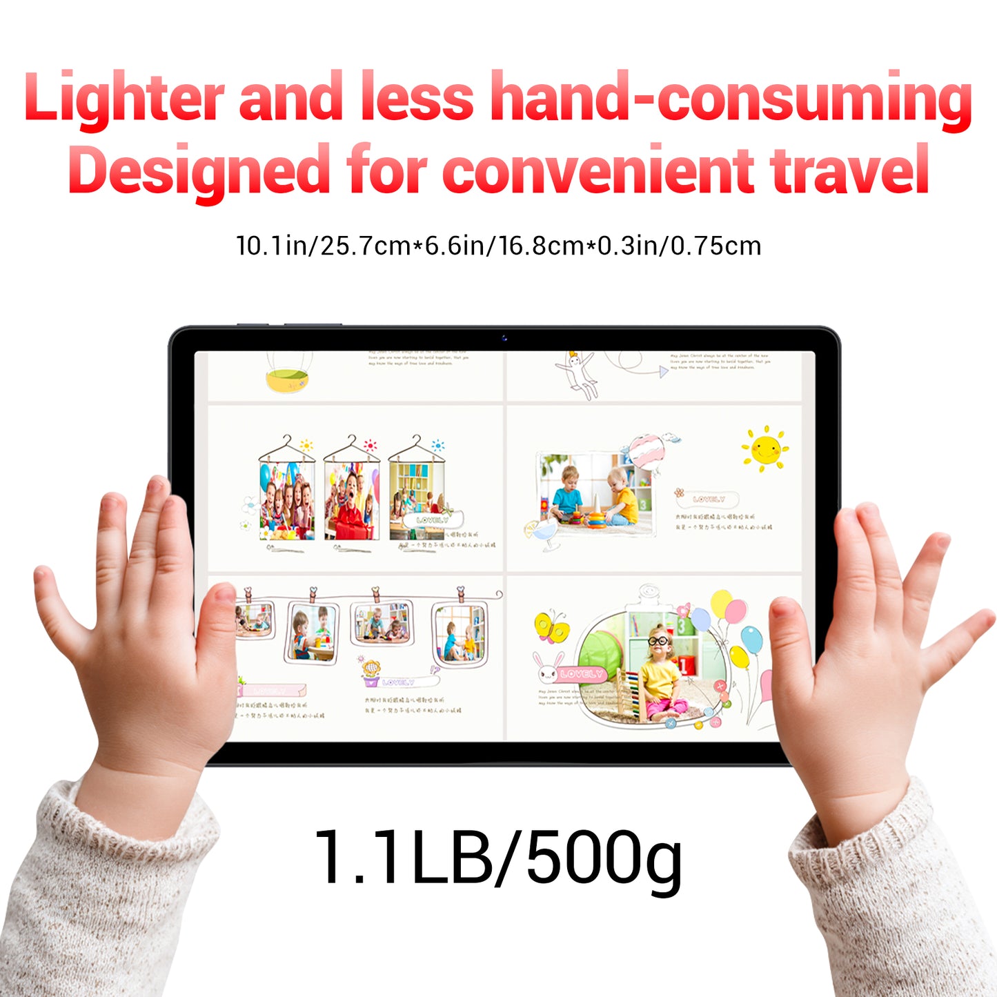10.95in In-Cell 1920x1200 Touchscreen Android 15 Tablet