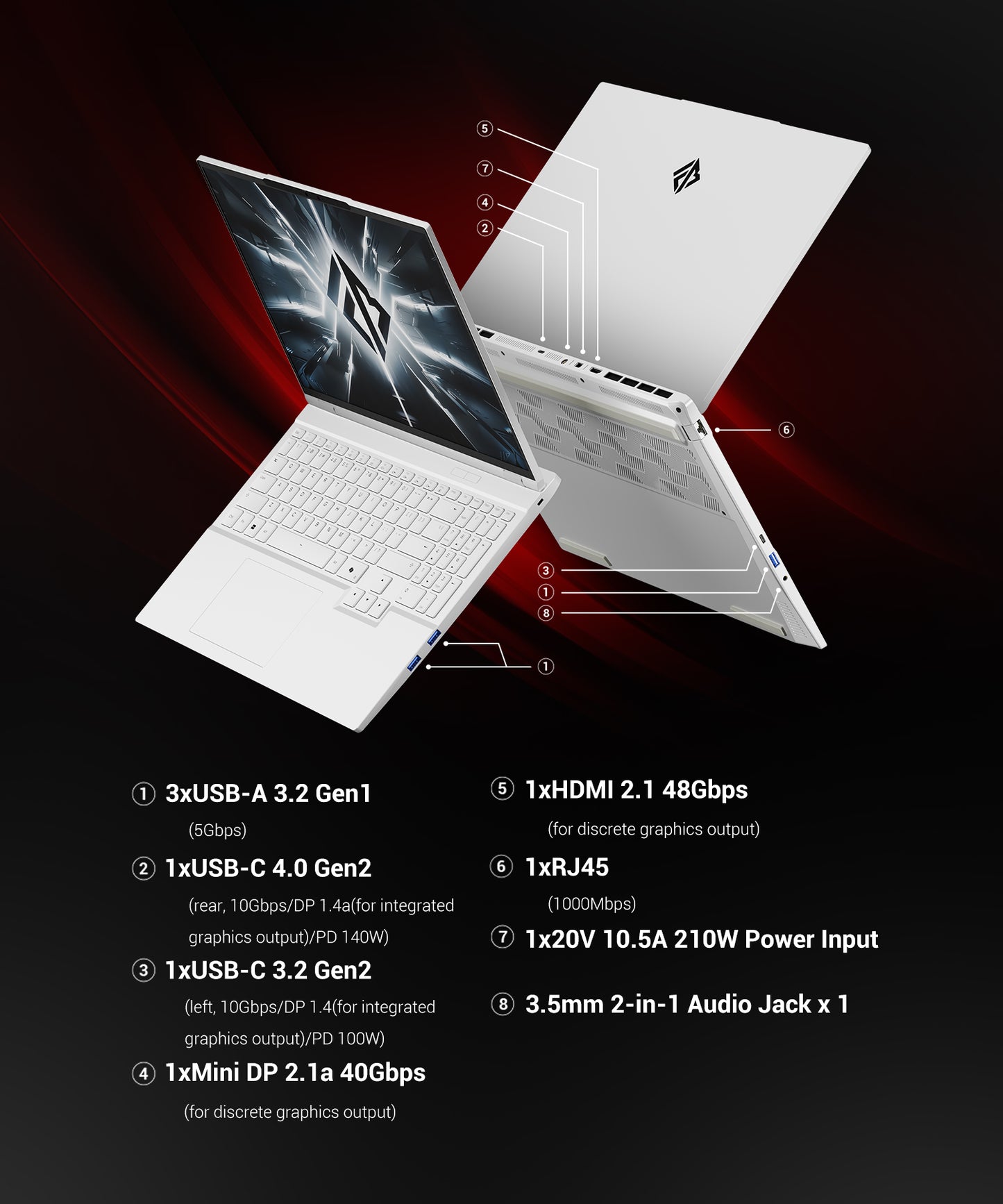 FIERBAT Huan16B Air  Gaming Laptop (AMD Ryzen7 H 255 )