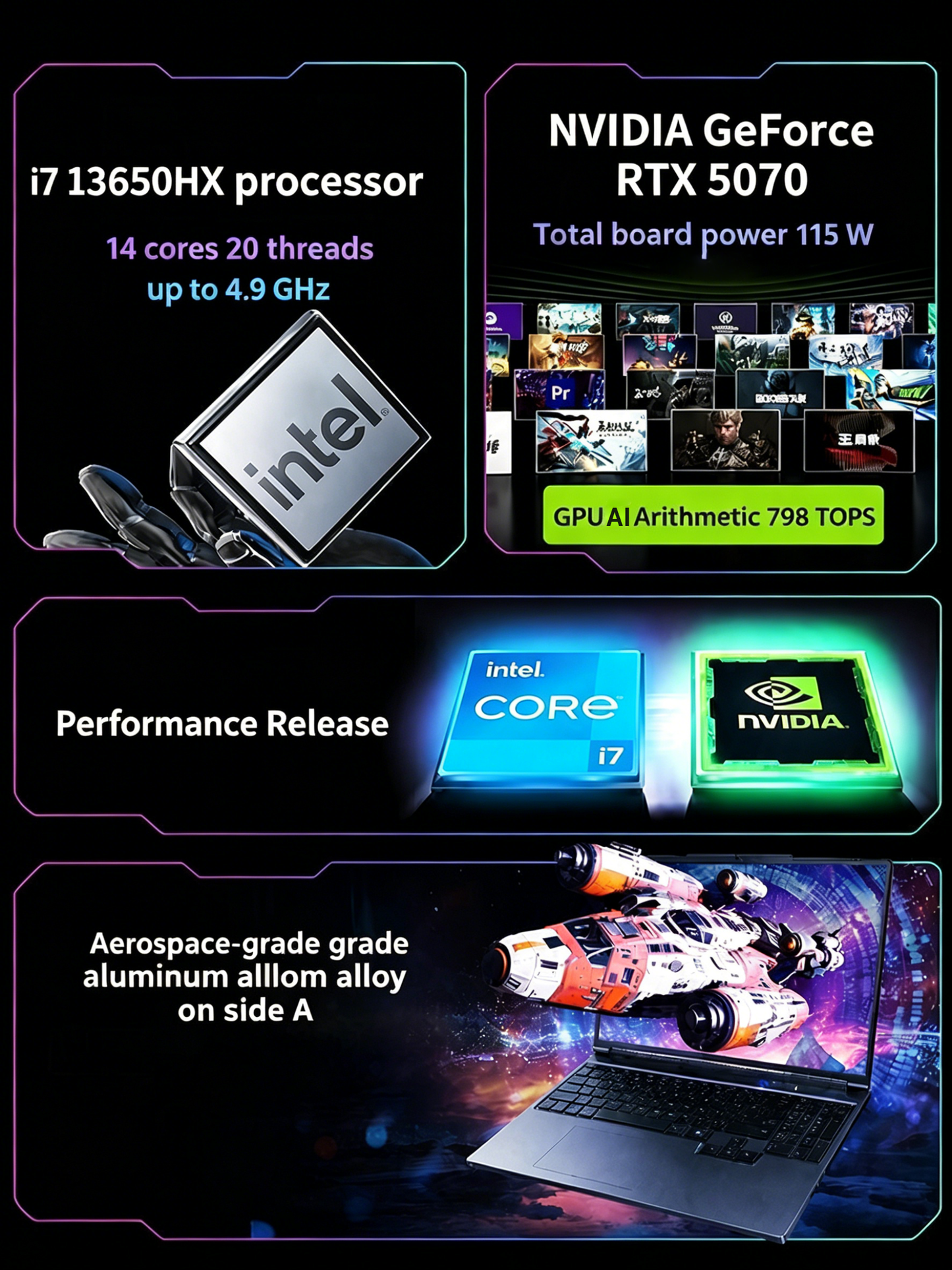 MECHREVO Aurora (Kuang Shi) 16X Pro | Intel Core i7-13650HX