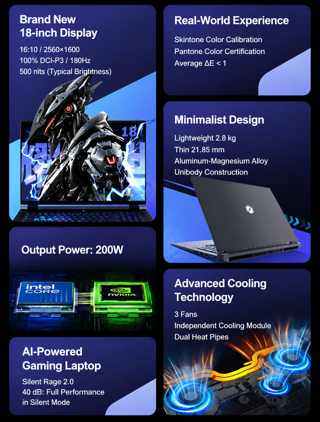 MECHREVO Aurora（YaoShi）18 Pro | Intel Core i7-14650HX