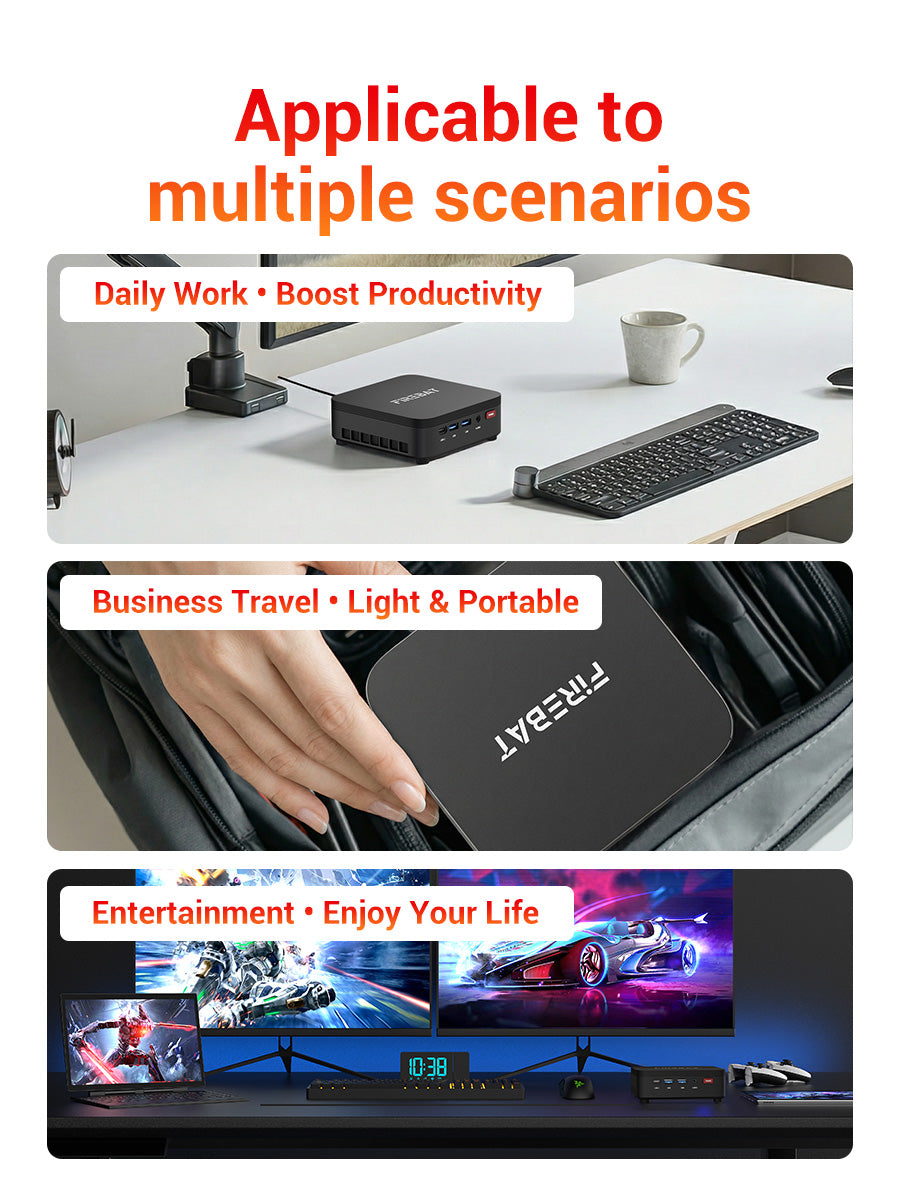 FIREBAT Mini PC R3 | AMD Ryzen 3 4300U/AMD Ryzen5 7430U