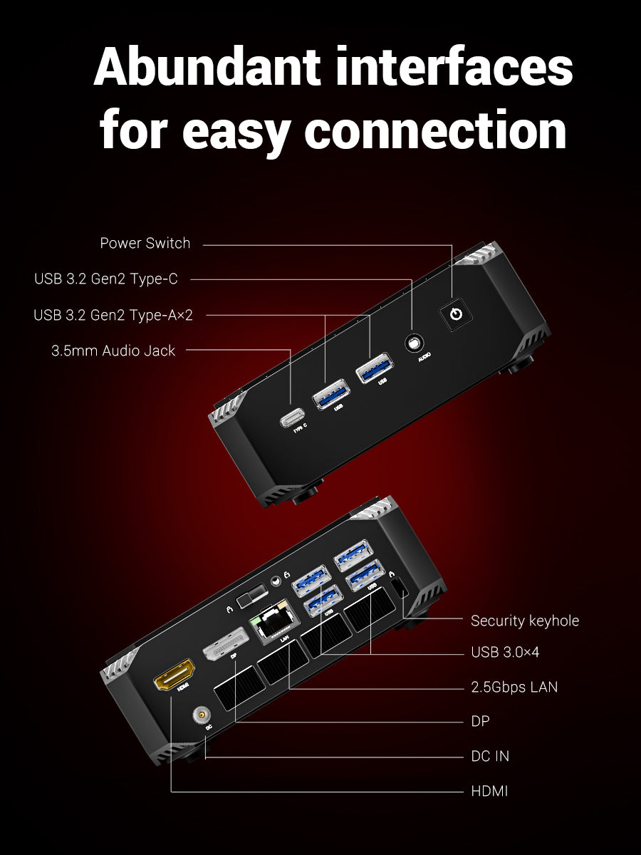 FIREBAT Mini PC A6 | AMD Ryzen 7 7735HS