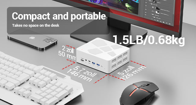 FIREBAT Mini PC A8 | AMD  Ryzen AI 9 365