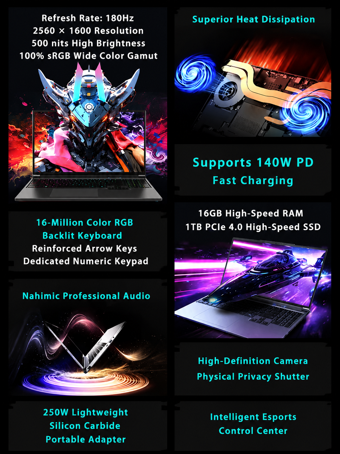 MECHREVO Aurora(JiGuang) 16X Pro | Intel Core i7-13650HX