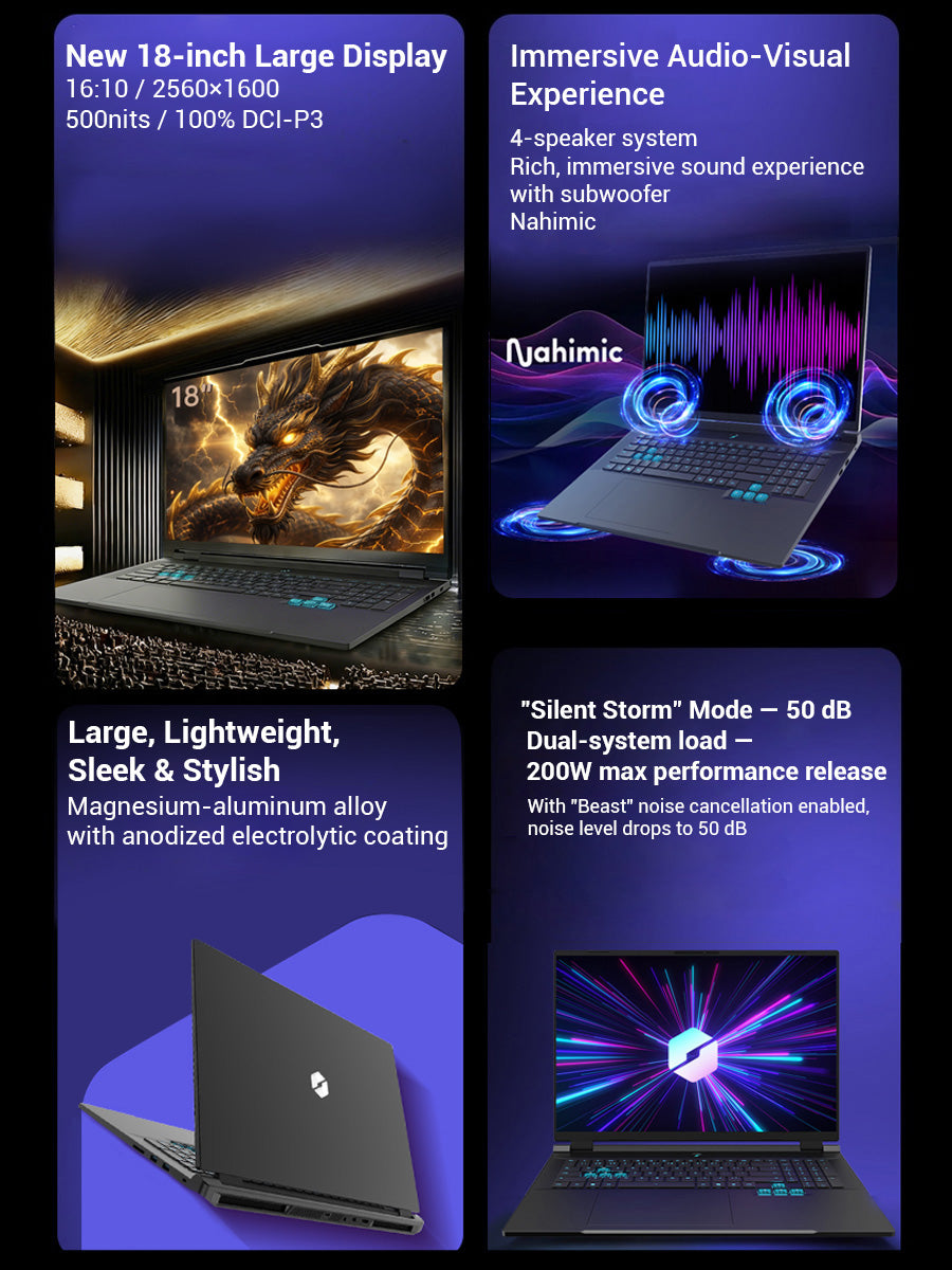 MECHREVO Dragon(CongLong) 18 Pro | AMD Ryzen 9 8945HX