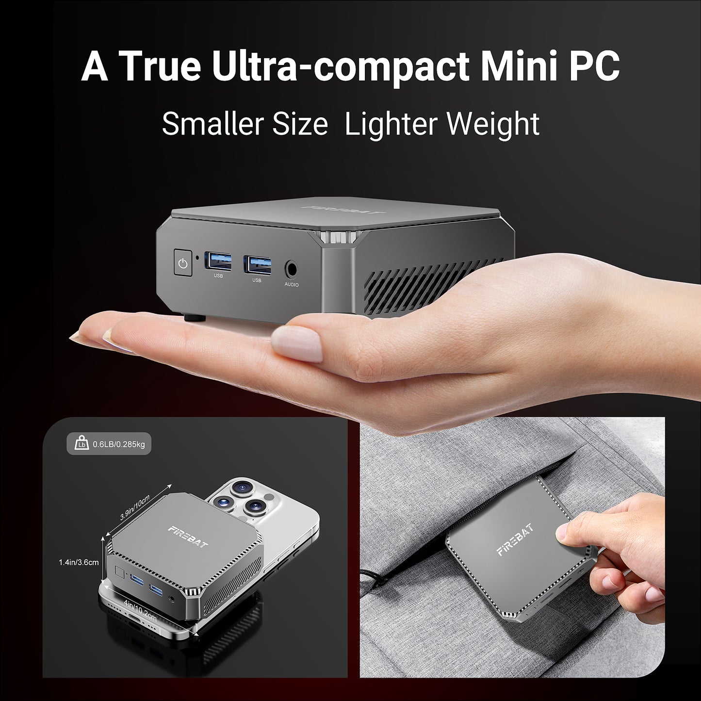Intel N150 Mini PC (Up to 3.6GHz) - T2 Model