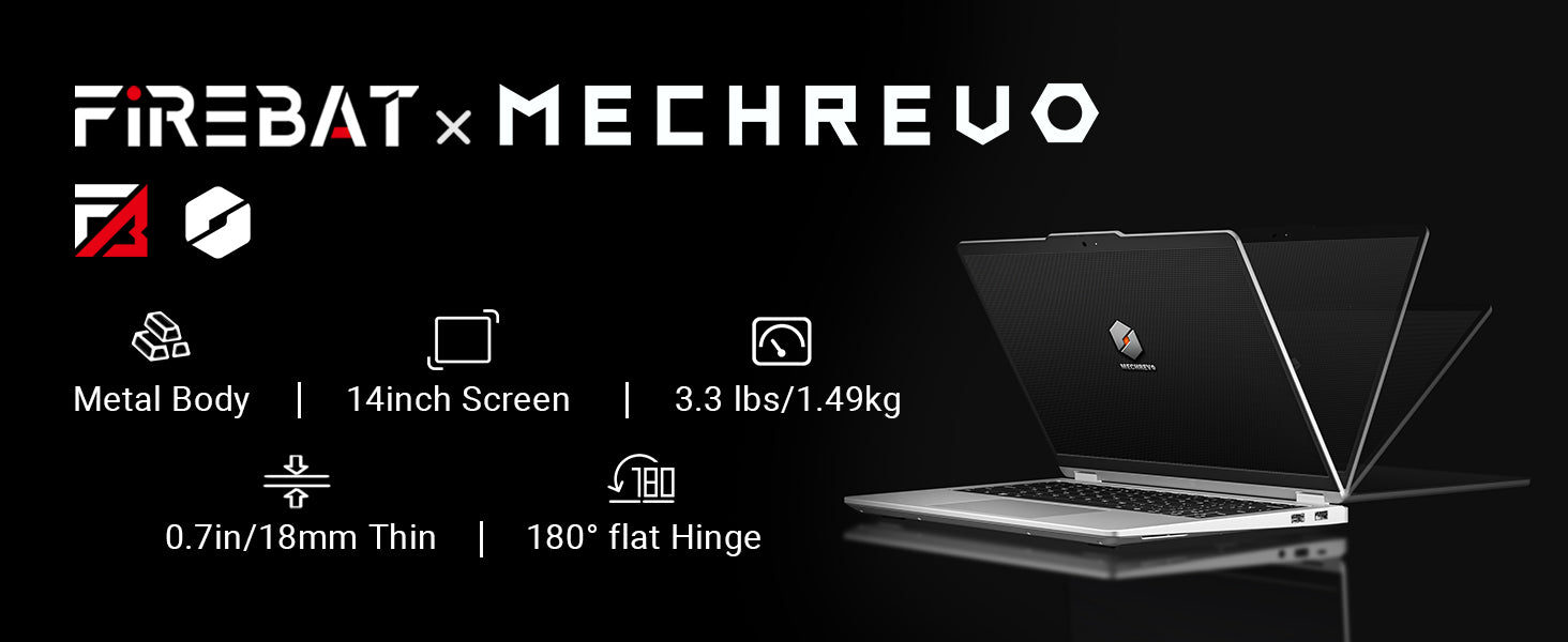 MECHREVO Forza(WUJie) 14X ProA | AMD Ryzen 7 H255 – FIREBAT