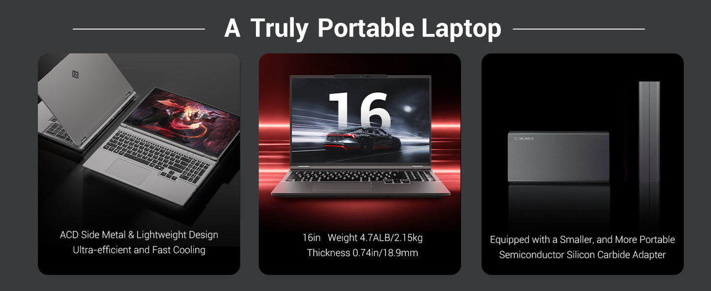FIREBAT Gaming Laptop   Huan 16 | AMD Ryzen 7 H 255