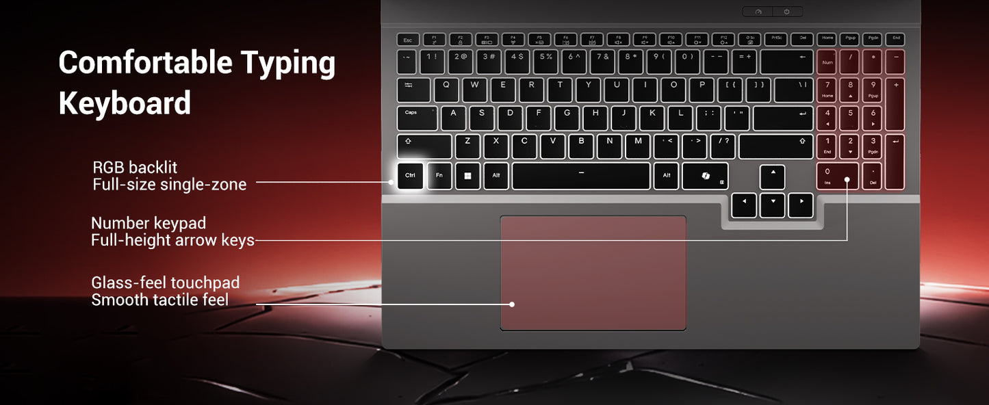 FIREBAT Gaming Laptop   Huan 16 | AMD Ryzen 7 H 255