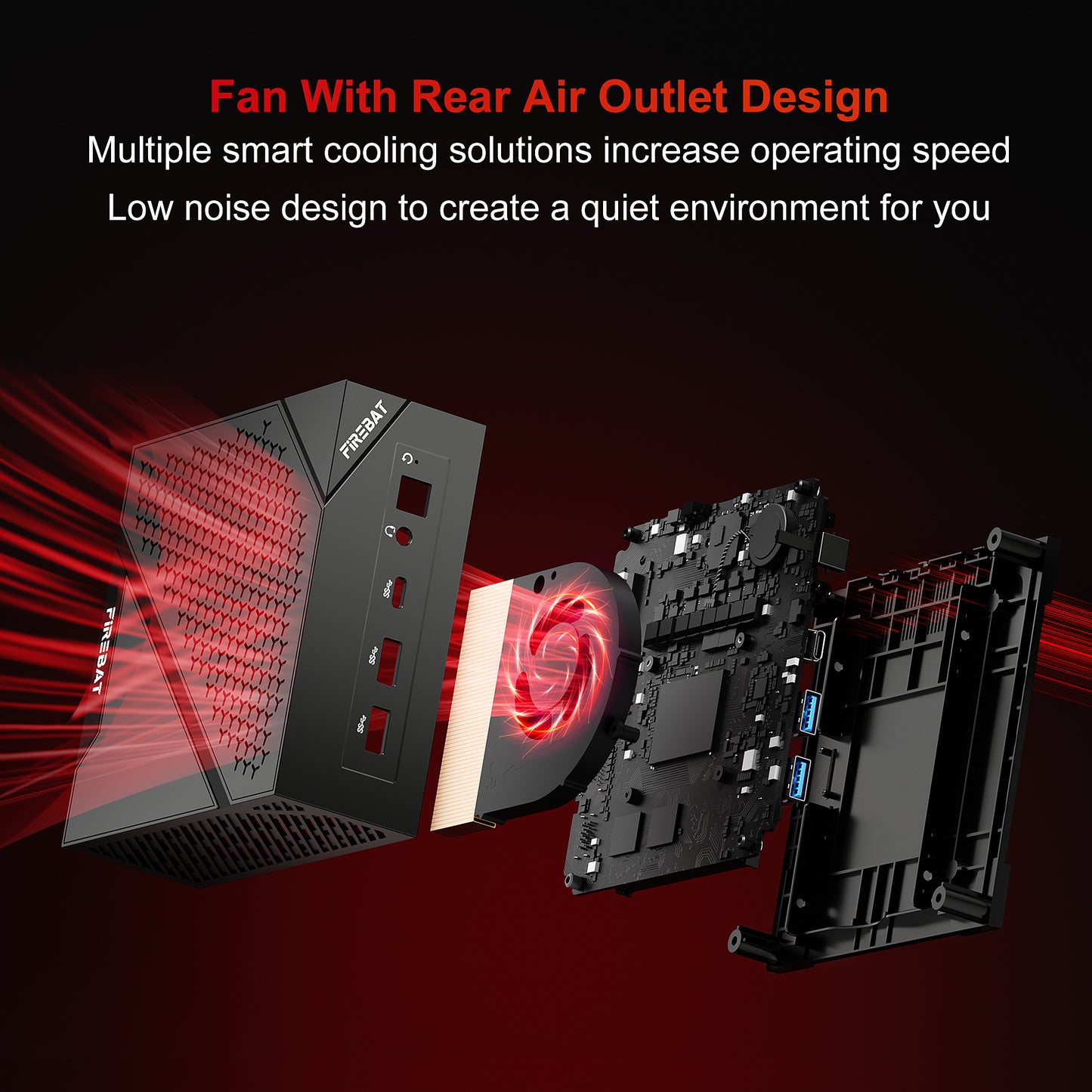 AMD 6600H Mini PC (Up to 4.5GHz) - AM02 Model