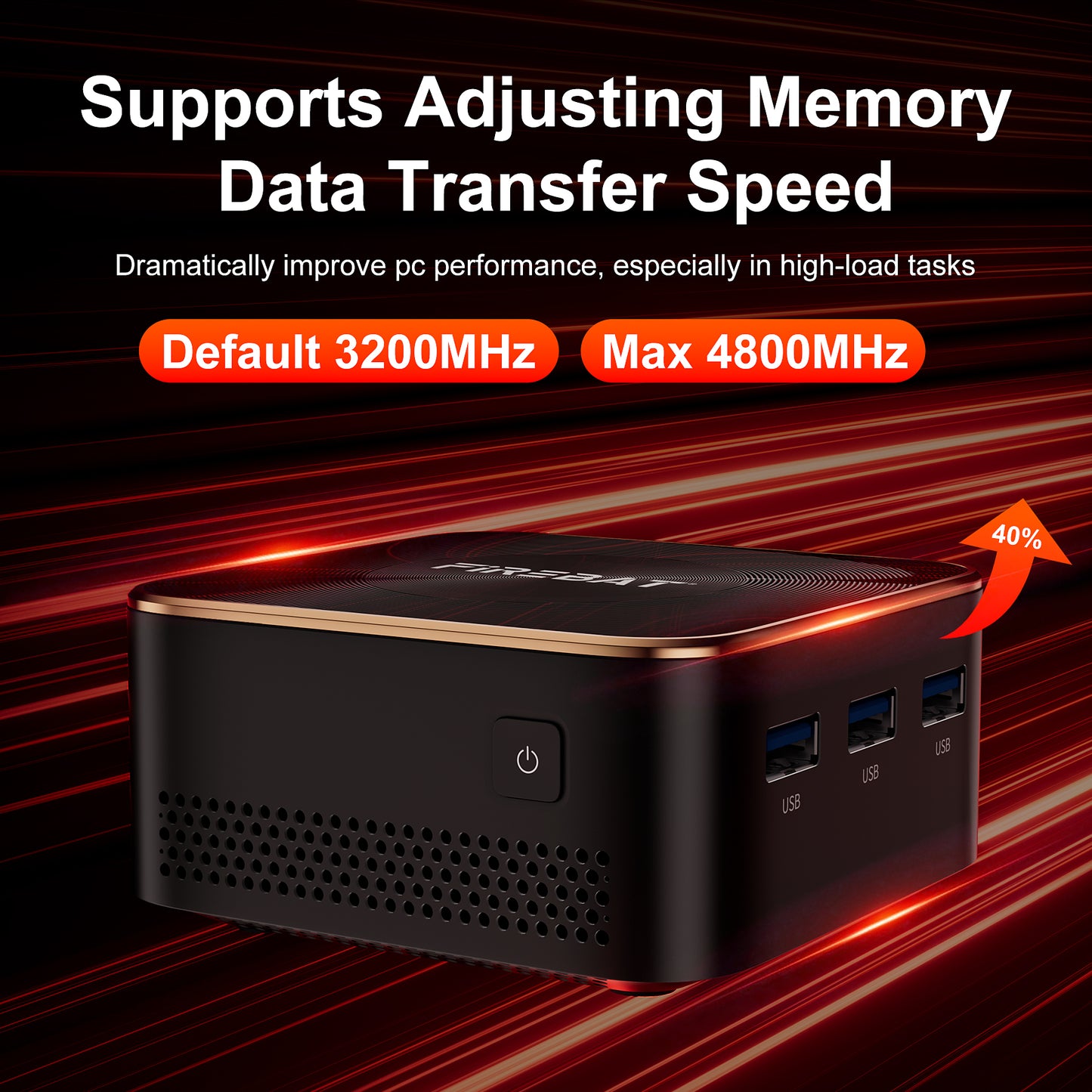 Intel N100 Mini PC (Up to 3.4GHz) - T8 PLUS Model