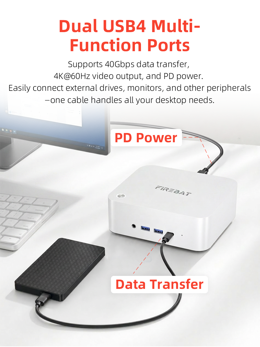 FIREBAT Mini PC M1 | AMD Ryzen AI 9 365