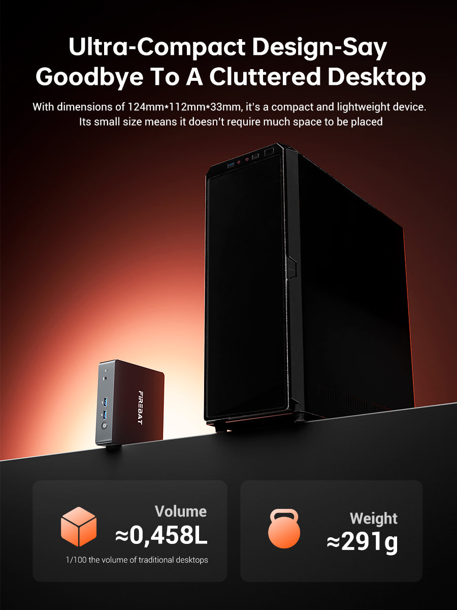 FIREBAT Mini PC T6 | intel i3-8109U
