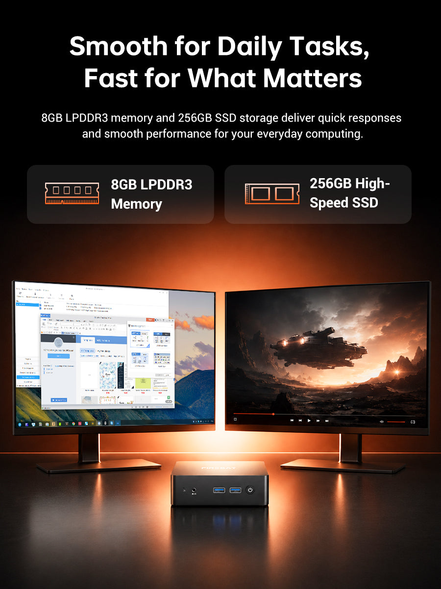 FIREBAT Mini PC T6 | intel i3-8109U