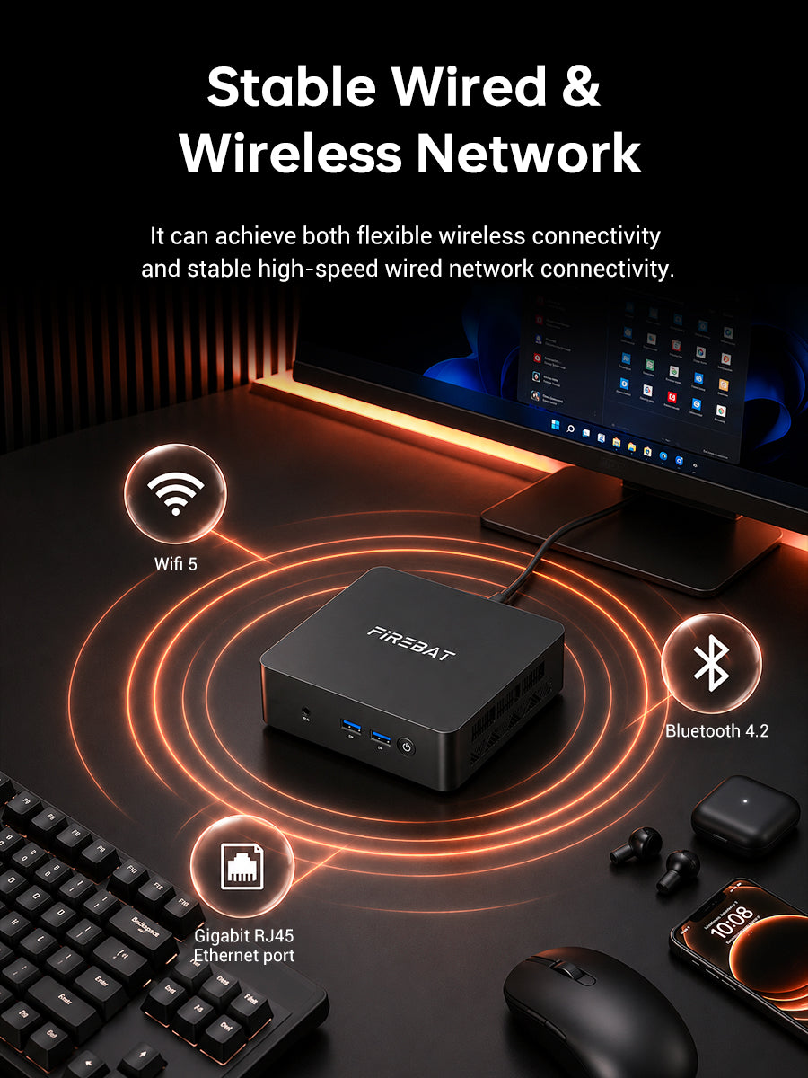 FIREBAT Mini PC T6 | intel i3-8109U
